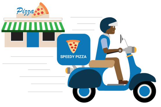 Delivery-scooter