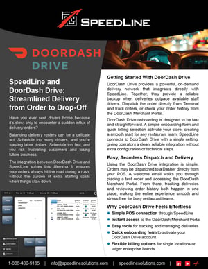 DoorDash 2-page brochure