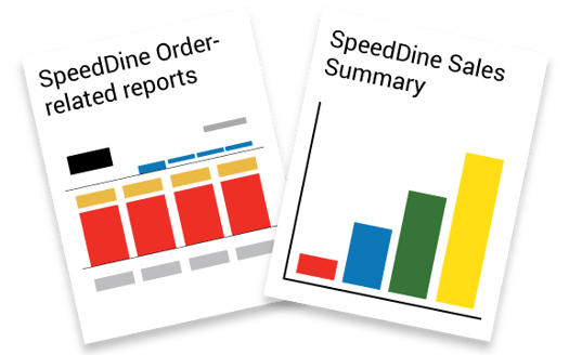 SpeedDine order related reports