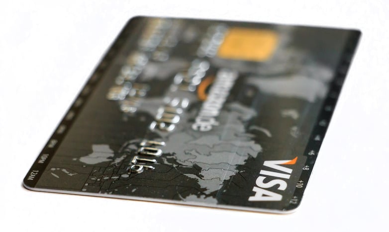 A VISA card