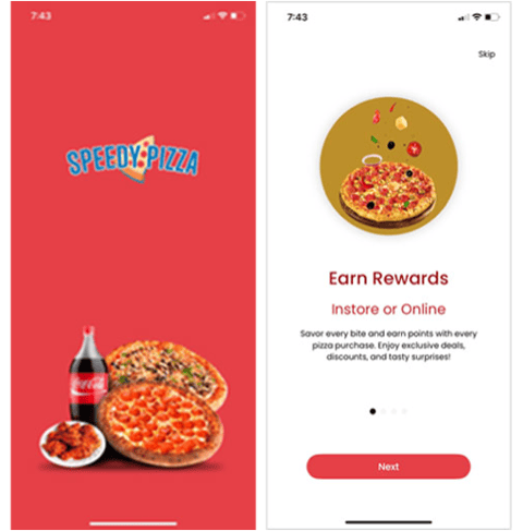 Loyalty benefits-screens