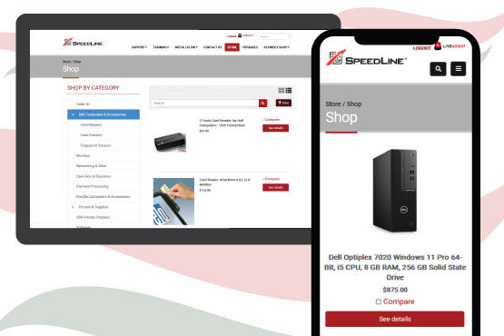 New-customer-web-store