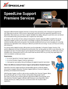 Premiere Support services product sheet PDF preview