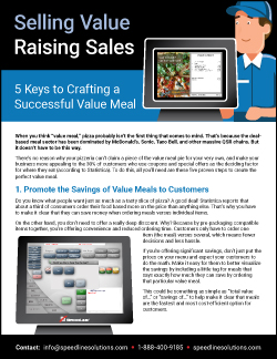 Selling Value Raising Sales