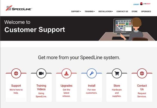 SpeedLine-Customer-Support-site