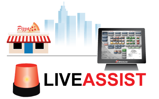 The LiveAssist connection between the restaurant and our support team