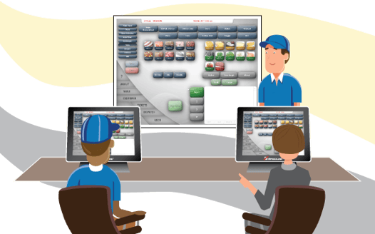 Employees are trained on how to use their SpeedLine POS by a certified technician.