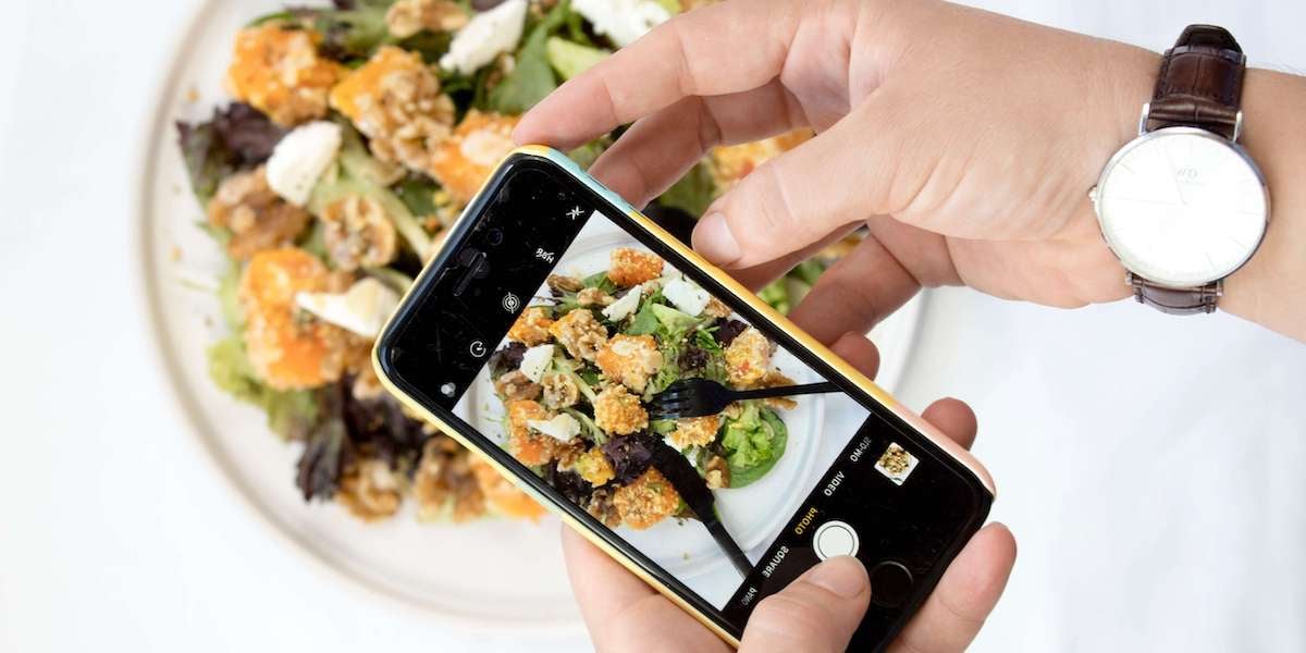 Food Photography using a phone