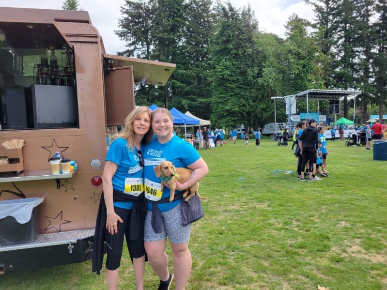 Run for Water - Pam and Lexie 2